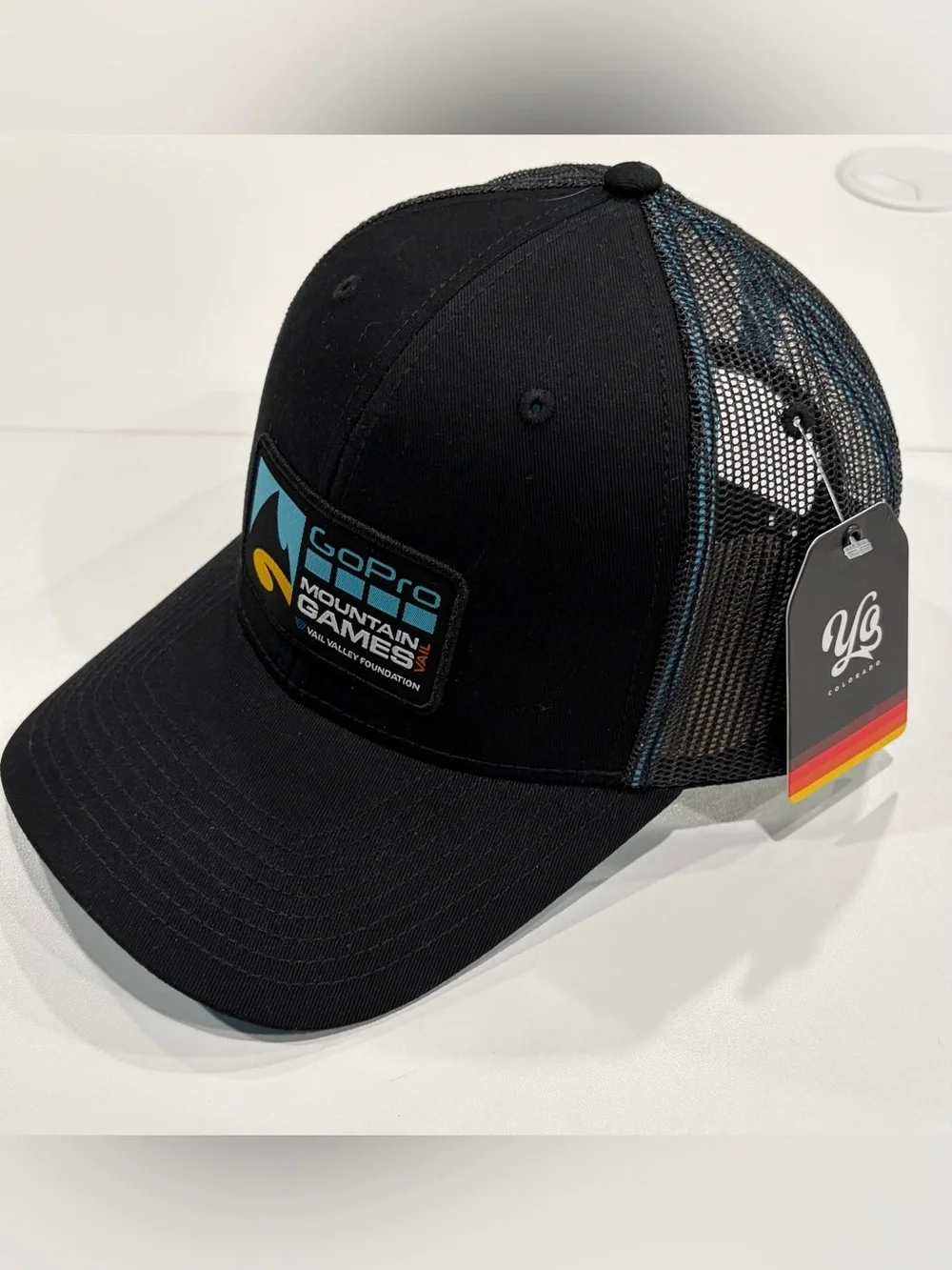 Yo Colorado Adult Men's GoPro Mountain Games 2025 VIP Hat Black NWT Cap Ballcap
